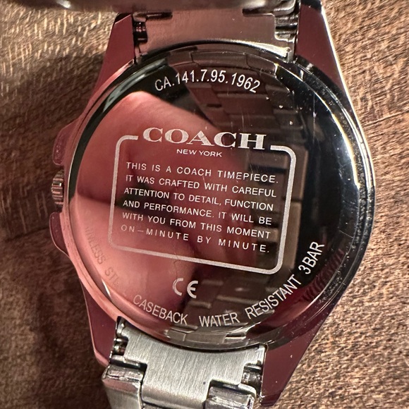 Coach Libby Stainless Steel Watch – Pink Dial (37mm) - Picture 3 of 7